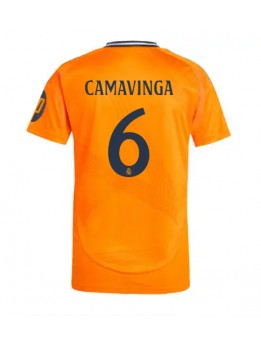 Real Madrid Eduardo Camavinga #6 Auswärtstrikot 2024-25 Kurzarm